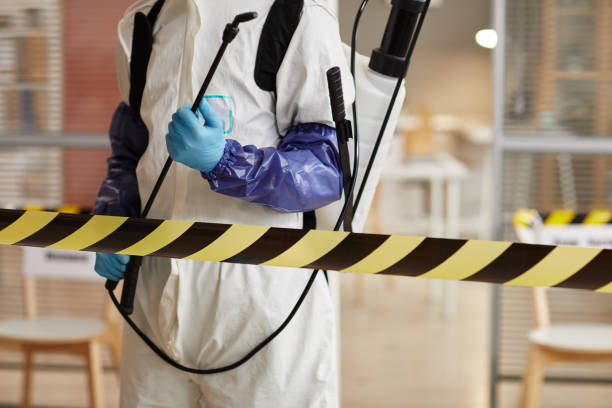Professional Blood Cleanup technician working in Ingalls, IN
